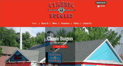 Desktop Screenshot of classicburgers.net